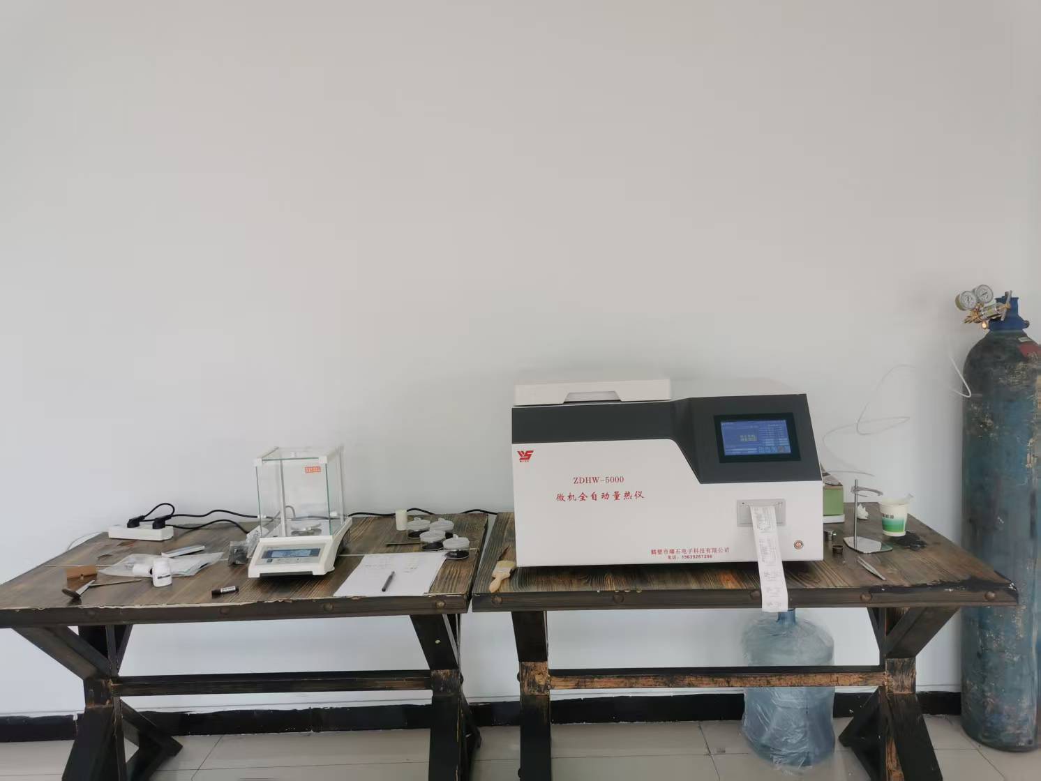 量热仪安装现场