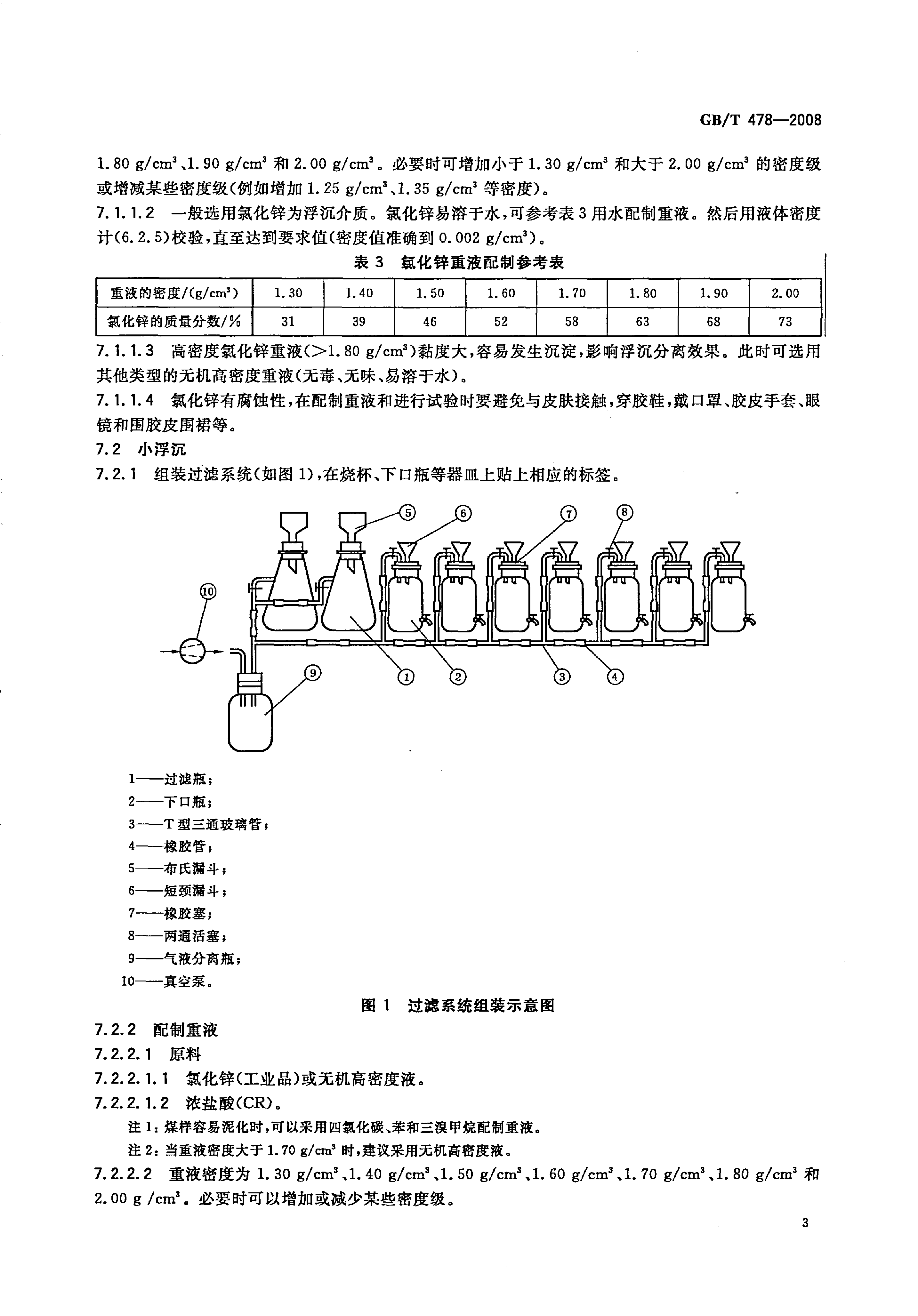 GBT 478-2008 煤炭浮沉试验方法_5
