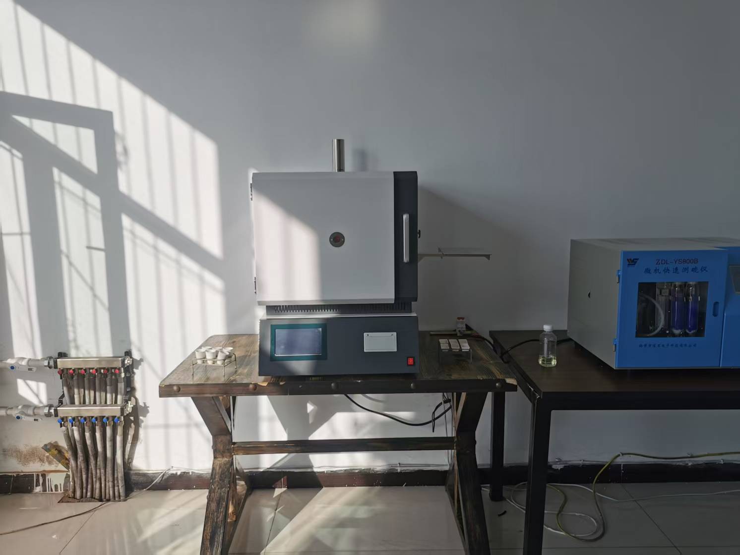 马弗炉安装现场